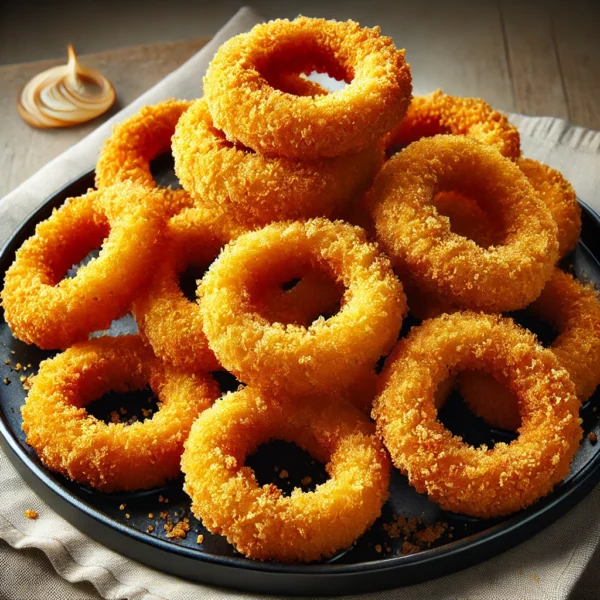 Gebackene Zwiebelringe