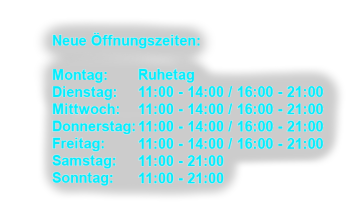 Offnungszeiten